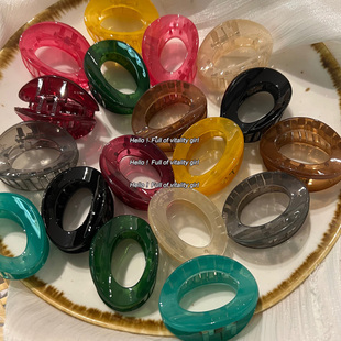 颜色nice 巨实用 公主风半扎小抓夹后脑勺发抓女 顶夹 两个大