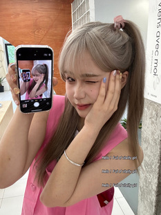 半扎发神器 南瓜果冻色顶夹后脑勺鲨鱼抓夹头饰简约头饰发抓女