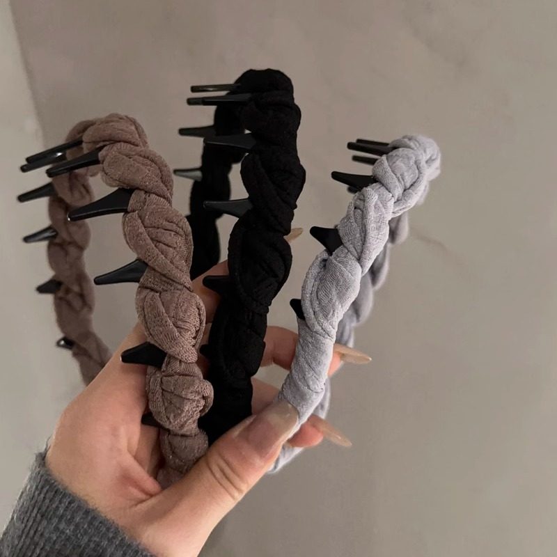 元气满满麻花辫ins百搭发箍