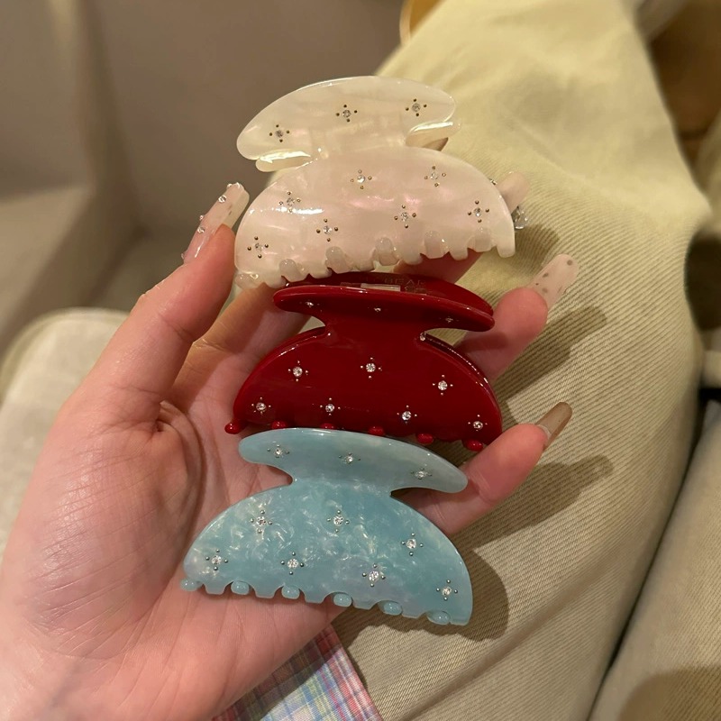 小巧半圆中号发夹醋酸甜酷可爱