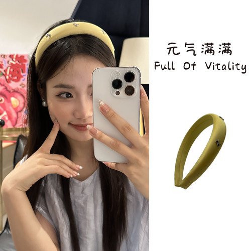 韩系温柔蝴蝶结发箍女高级感
