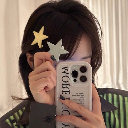 星星发夹气质冷酷鸭嘴夹