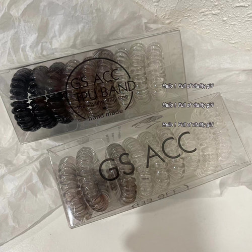 百搭多色电话发圈ins风