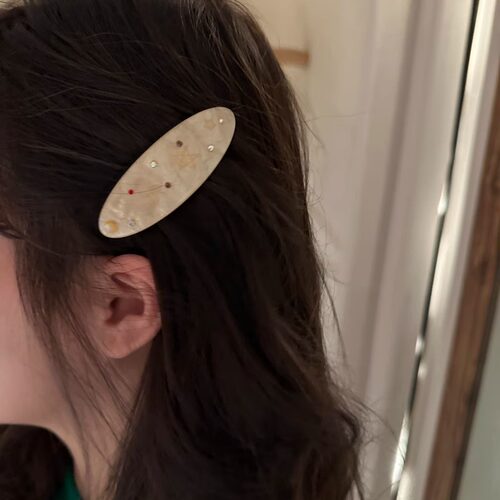 心怀浪漫宇宙弹簧夹醋酸小众设计