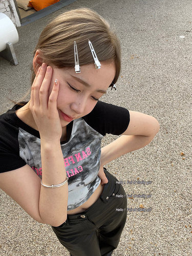 ins风蓬松无痕夹金属发夹