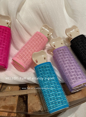 大号新款自粘头发蓬松神器纯色无痕空气刘海卷发筒前额颅顶发夹