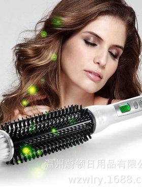 直发器卷发棒家用发热不烫手卷直两用内扣卷发器直发梳多功能造型