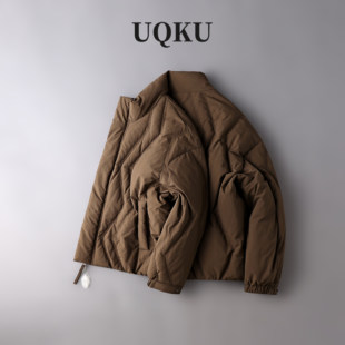 潮流夹克加厚保暖外套 高级感韩版 绒子含量90% 羽绒服男冬季