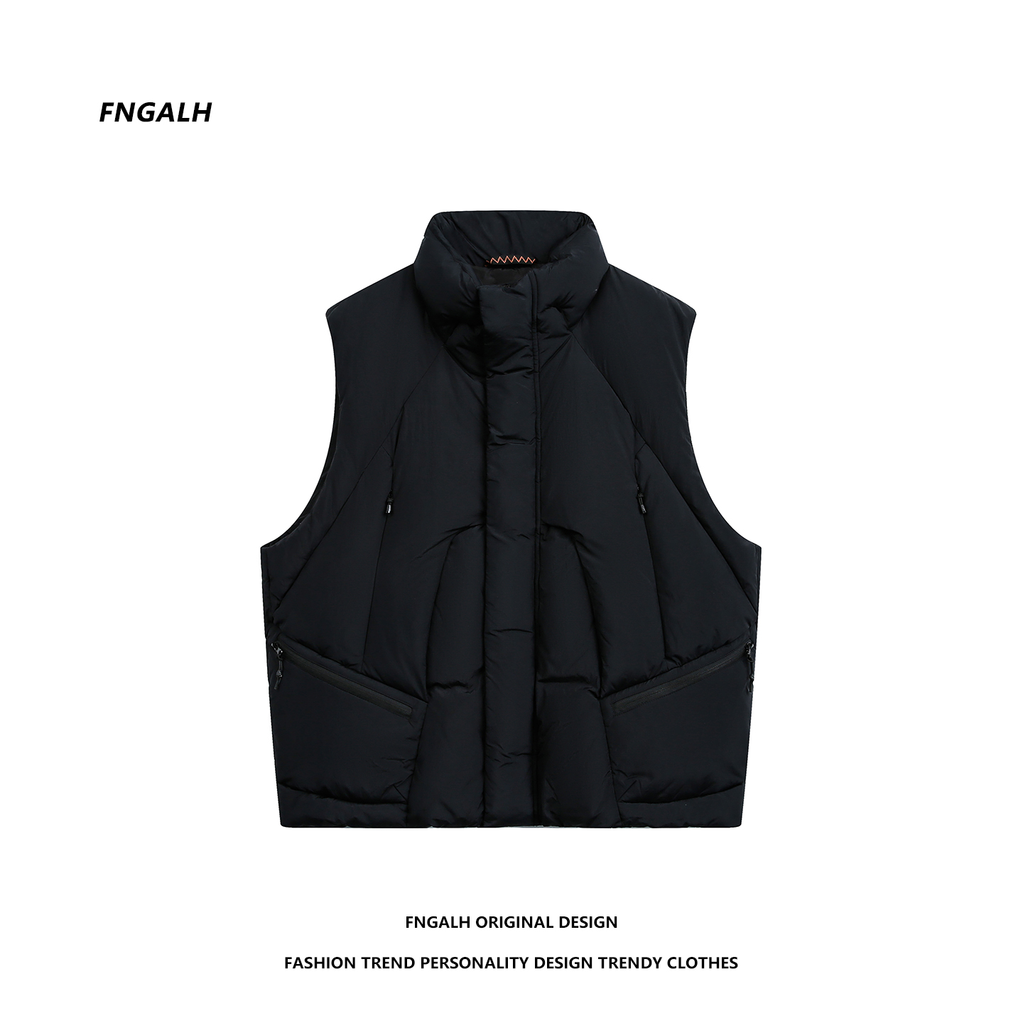 冬季高蓬松90白鸭绒羽绒马甲2025美式潮牌宽松外穿保暖马夹