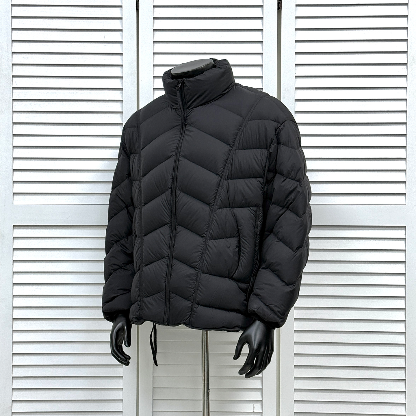 时尚排骨立领加厚龟背羽绒服男冬季休闲宽松90白鸭绒保暖短款外套