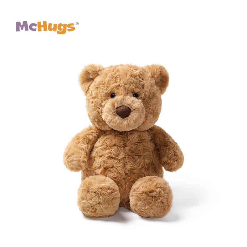 McHugs卷毛熊毛绒玩具安抚玩偶睡觉抱娃娃 送礼摆件生日礼物公仔