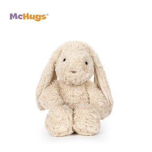 McHugs妮娜兔玩偶睡觉抱枕娃娃生日礼物安抚公仔摆件毛绒玩具兔子