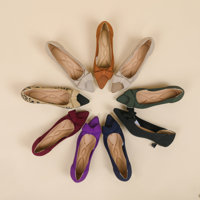 王妃鞋大蝴蝶结套脚飞编针织单鞋