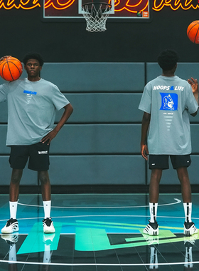 美国NCAA正品UH美式速干篮球训练短袖北卡T恤杜克投篮服运动tee