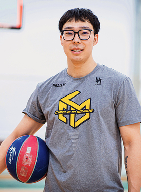 UHBALLER联名CIS杨皓喆美式运动T恤短袖男速干排汗篮球训练热身服