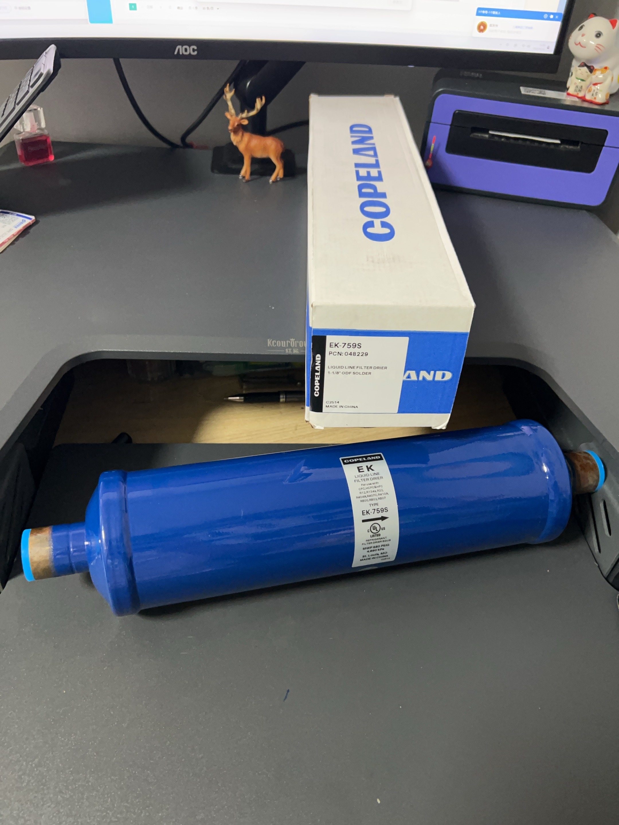 原装全新 EMERSON 艾默生干燥过滤器 EK-415S 417S EK-759S 419S