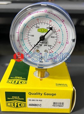 原装威科REFCO R410A空调雪种加氟压力表 class1.6 M2-555-DS-R32