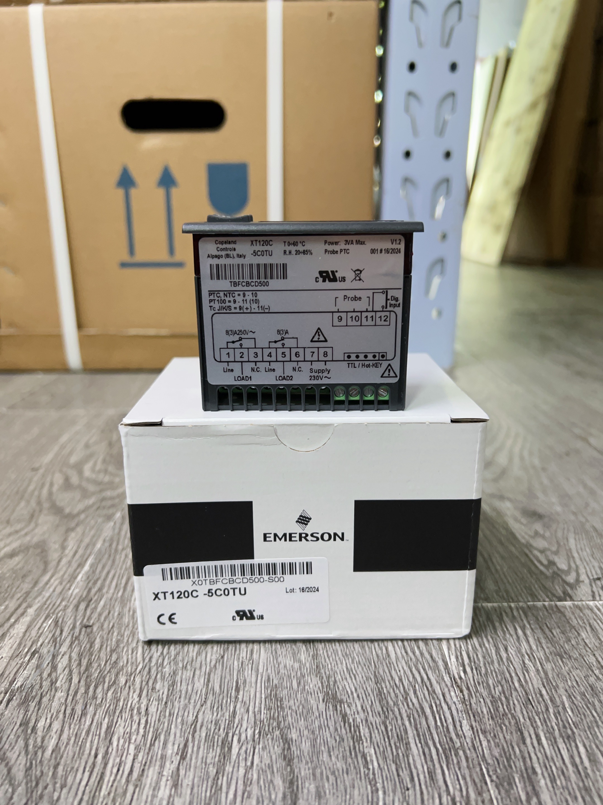 原装 copeland温控器控制器 XT120C-5C0TU 船舶制冷温控双输出