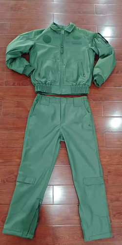 正品0212绿新款阻燃芳纶防静电工装飞行员服装夏分体春秋冬飞行裤