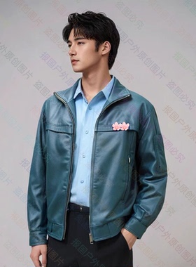 正品02年春秋飞行皮衣服皮夹克冬季飞行皮服真皮飞行皮衣夏皮夹克
