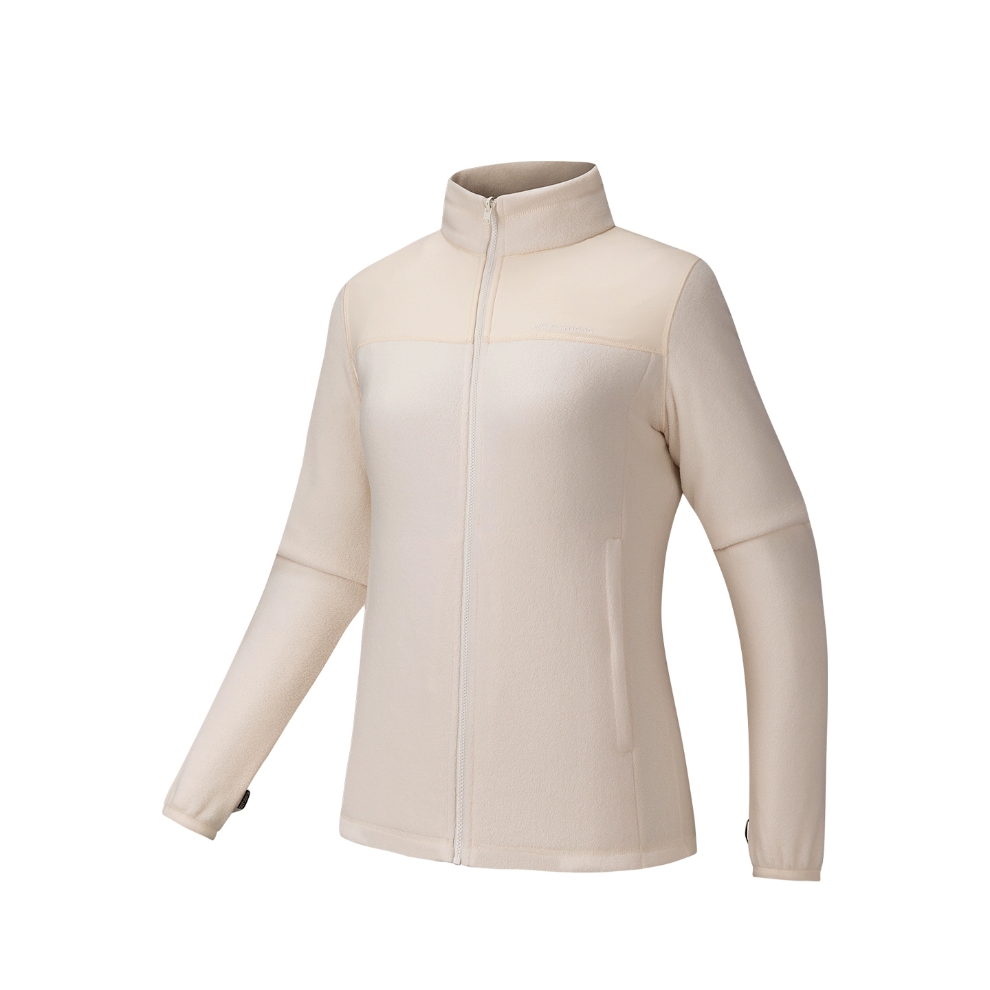 安踏抓绒衣立领外套女冬季新款