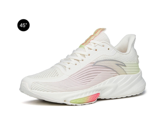 促销安踏女鞋子春夏季火箭鞋3.0白色休闲跑步鞋122225587