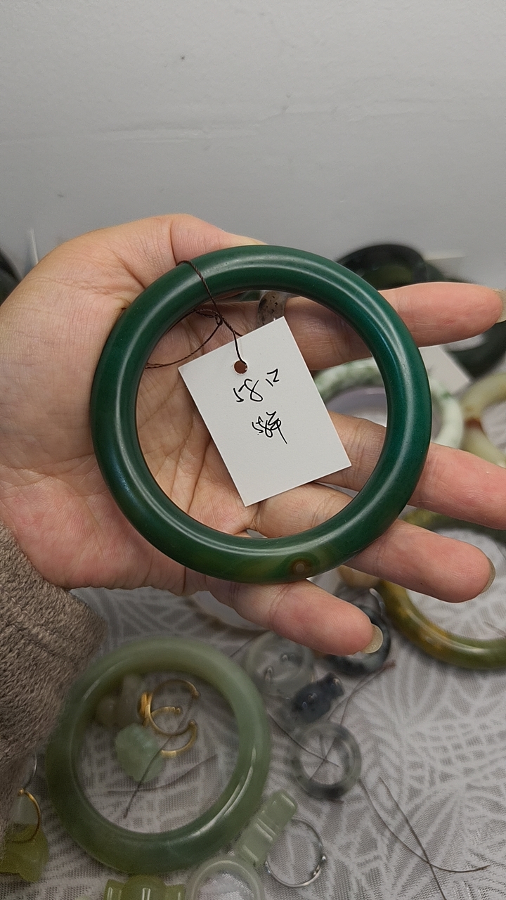 孔雀蓝缠丝玛瑙手镯天眼玛瑙意境手镯