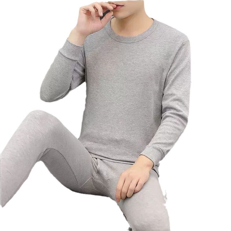 男士纯棉秋衣秋裤打底衫男女保暖内衣薄款中青年内衣套装线衣线