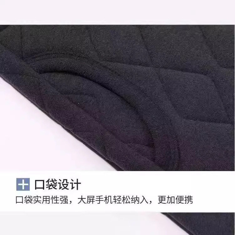 男士加厚马甲保暖坎肩爸爸棉背心外穿洋气新款中老年男士冬季背心