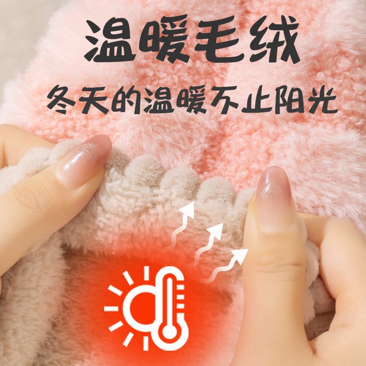 踩屎感棉拖鞋女冬季2025新款家居鞋室内厚底保暖家用防滑毛毛拖男