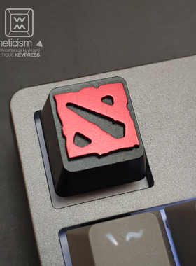 DOTA2刀塔 剑圣 跳刀 机械键盘个性透光金属键帽 浮雕创意ESC键帽