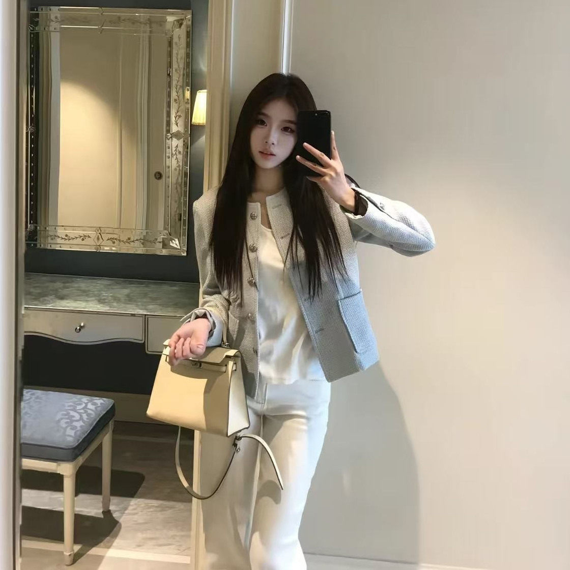 小香风气质短款外套百搭