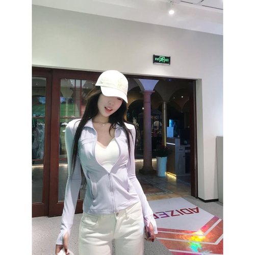 高街白富美少女感瑜伽服