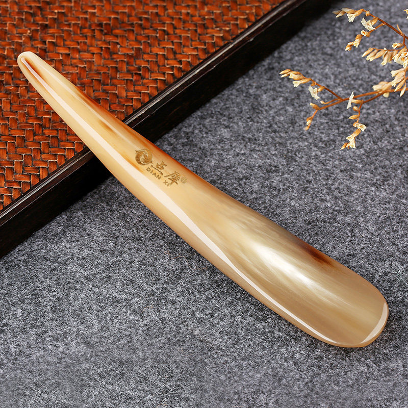 点犀天然牛角美容刮痧拨筋棒家用