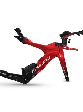FALCO三火碟刹版铁三碳纤维车架组内置水袋搭配人体工学车把