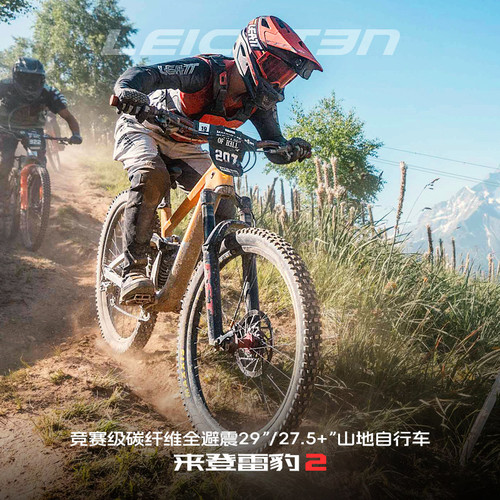 来登雷豹竞赛级全避震29山地车
