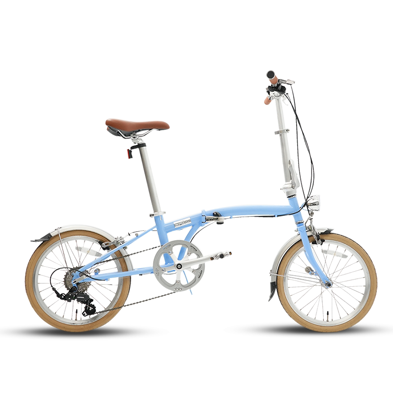 善骑/Z200折叠自行车16寸8速超轻便携通勤休闲单车