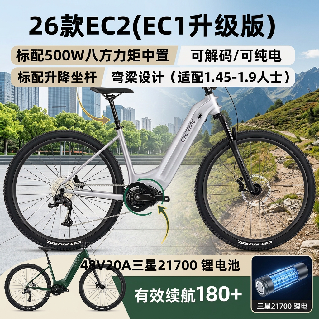 CYCTRACEC248V20A电助力山地