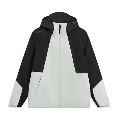 李宁户外CF溯珑壳外套男加绒保暖防泼水三合一运动风衣AWBV089