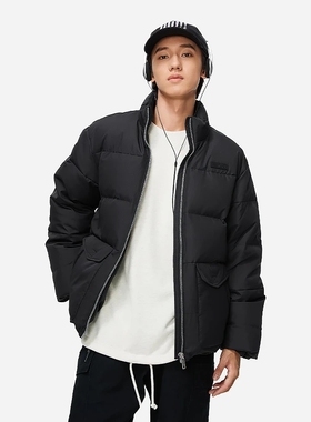 李宁运动潮流系列男子鸭绒短羽绒服冬季保暖外套舒适AYMT063