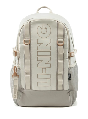 李宁运动生活系列防泼水双肩包运动包男女同款23L背包ABSV013