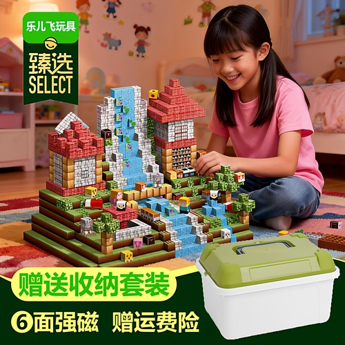 我的世界强磁益智拼装磁力方块