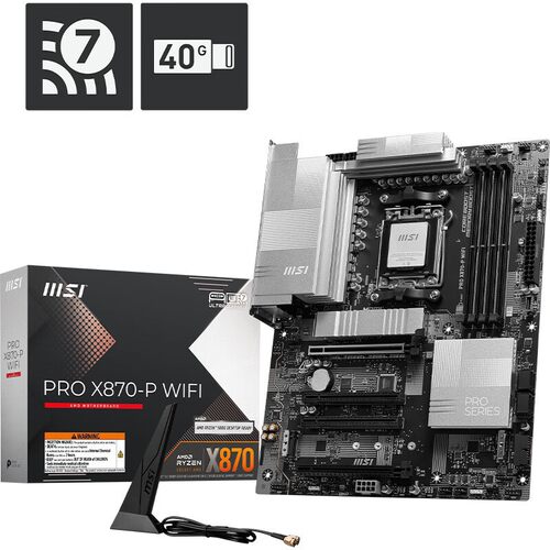 微星PRO X870-P WIFI D5主板适用支持CPU9900X/9950X/9800X3D(AM5