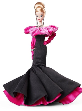 珍藏版Barbie Fashion Model Collection Doll2 silkstone ST娃娃