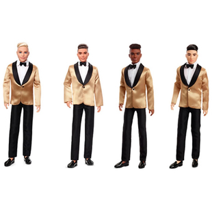 美国代购珍藏版2025假日芭比娃娃男朋友男娃娃肯KEN王子玩具礼物