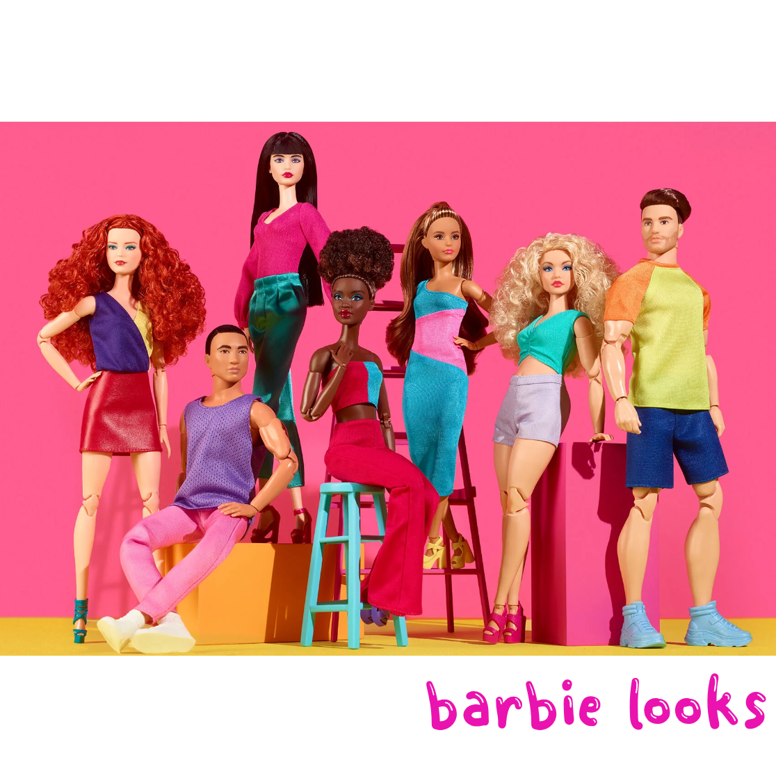 珍藏版时尚达人Barbie芭比娃娃玩具Barbie Looks Doll