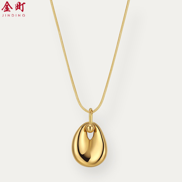 李一桐同款水滴项链女款蛇骨链纯银高级感轻奢秋冬毛衣链配饰