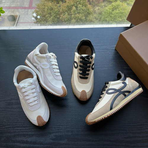 2025春新款真皮阿甘鞋女鞋德训鞋华夫厚底休闲运动鞋罗一V同款女