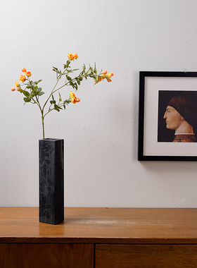 石雕文创花器装饰摆件