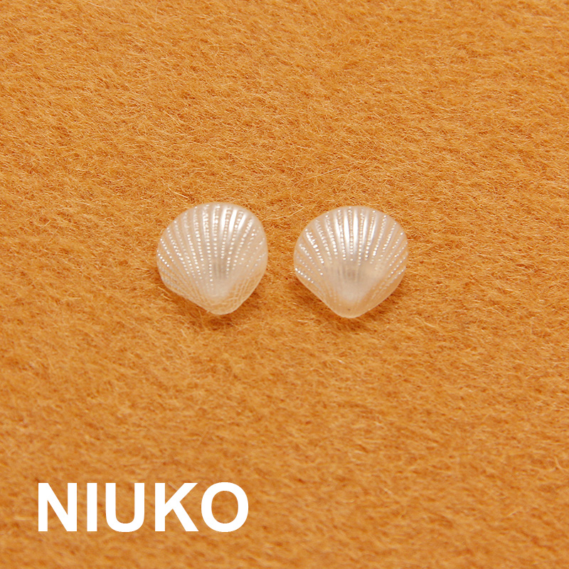 NIUKO 半透明珠光扣贝壳形衬衫小纽扣子优雅女衬衣钮扣服装辅料扣